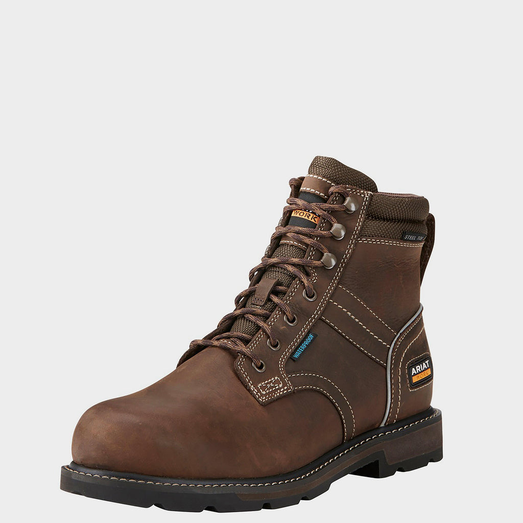 Men’s Groundbreaker 6" Lace Steel Toe Waterproof Work Boot