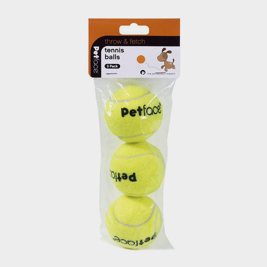3 Pack Tennis Balls in Yellow