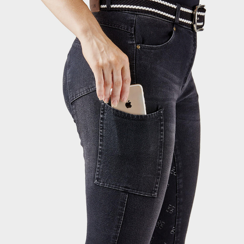 Women's Shona Full Grip Silicone Denim Breeches