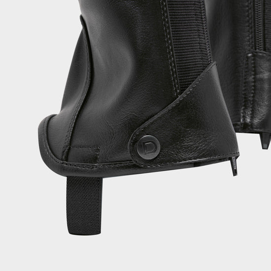 Childs Stretch Fit Half Chaps Black