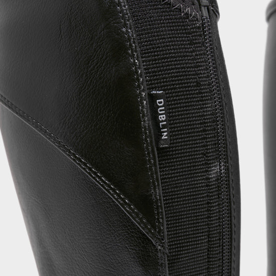 Childs Stretch Fit Half Chaps Black