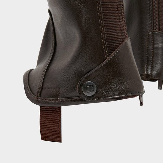 Childs Stretch Fit Half Chaps Brown