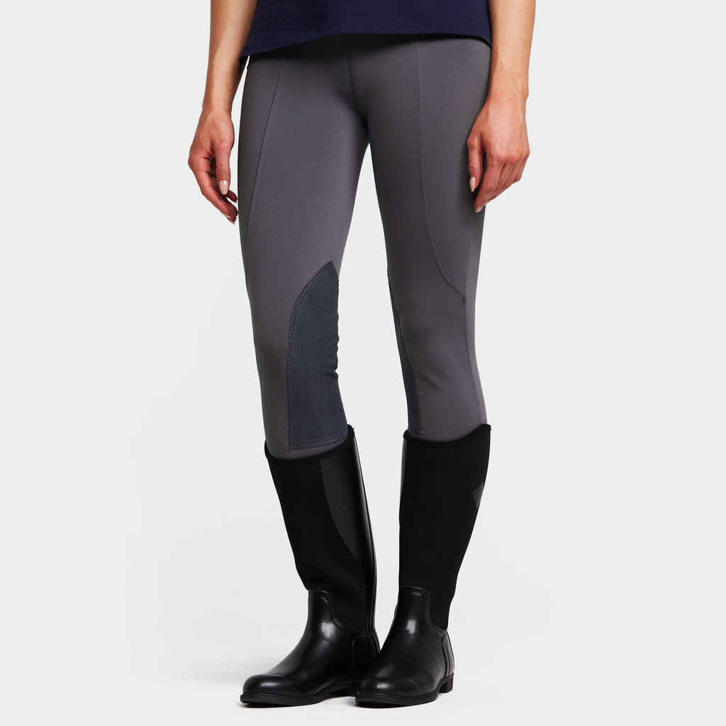Women's Performance Flex Knee Patch Riding Tights
