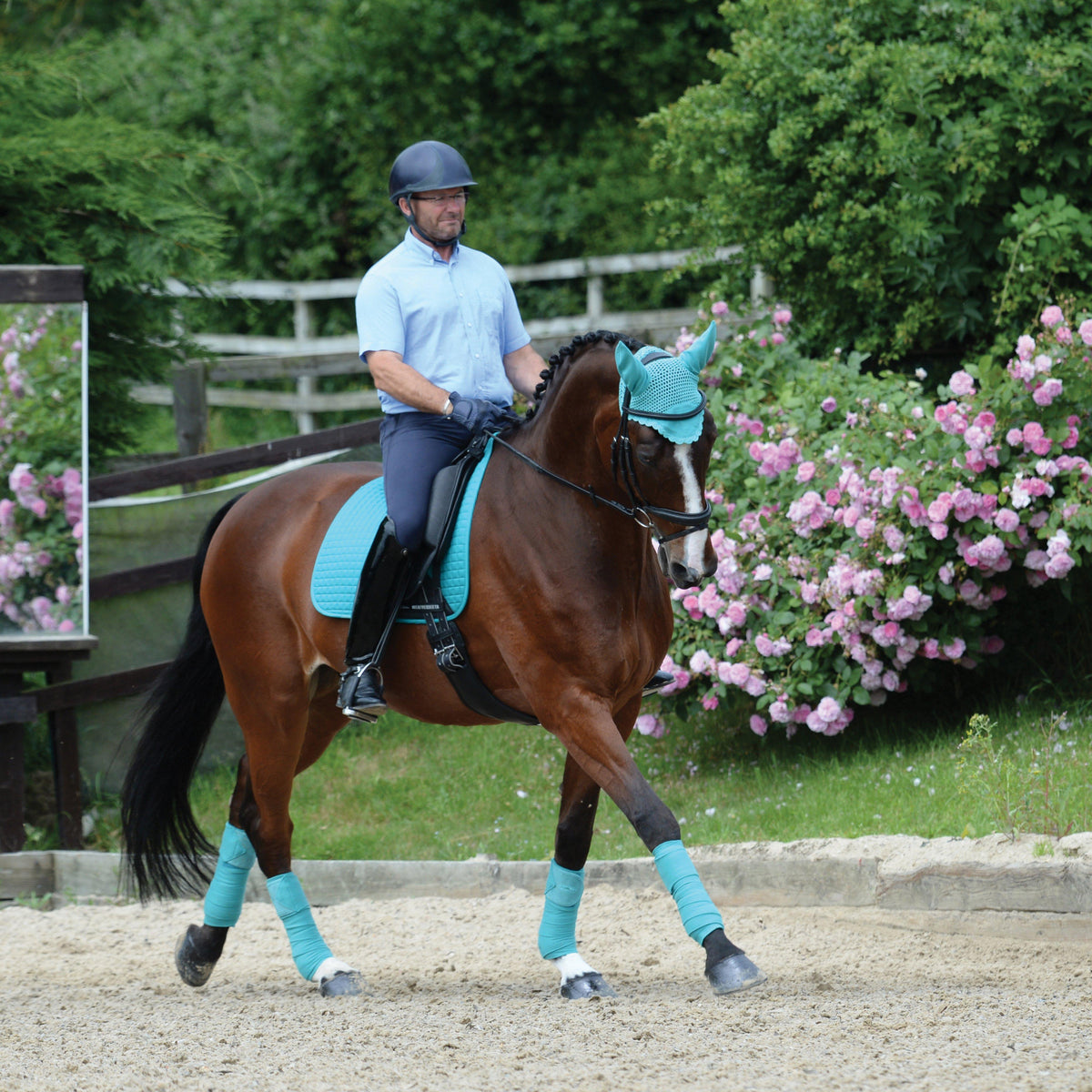 Prime Dressage Saddle Pad Turquoise