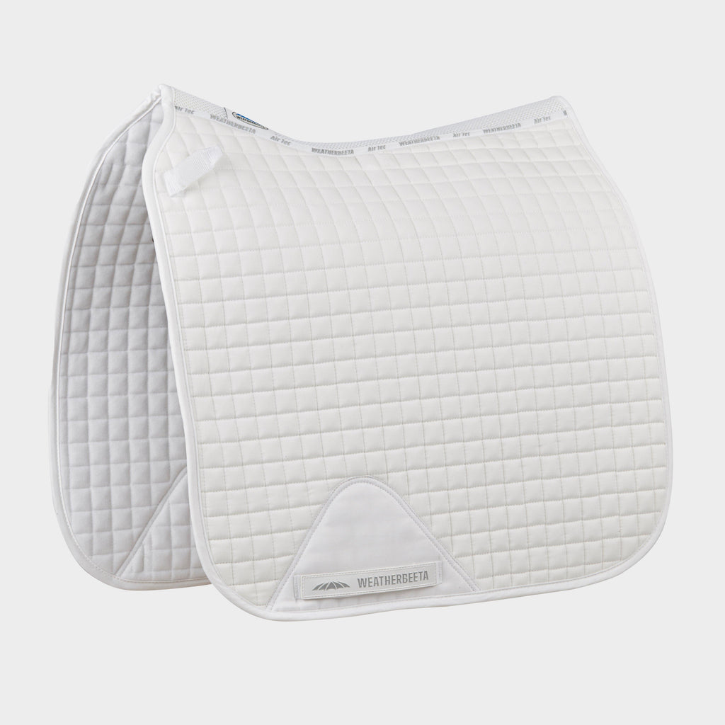 Prime Dressage Saddle Pad White