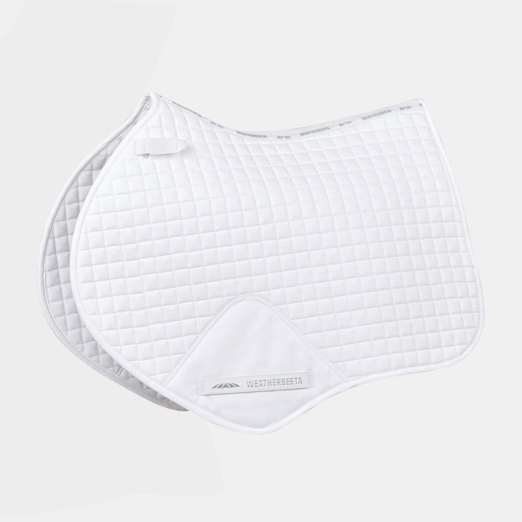 Prime Jump Saddle Pad White