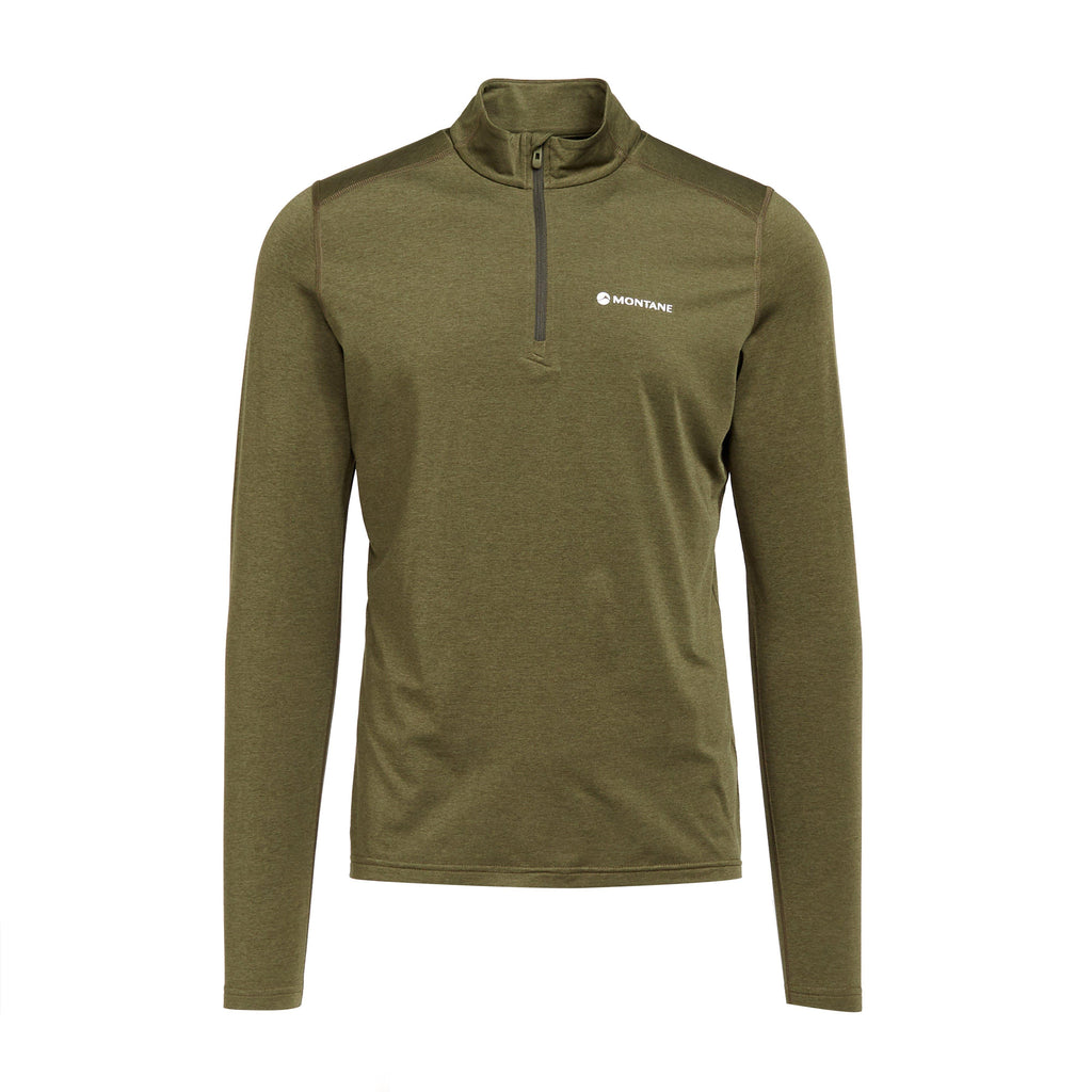 Men's Dart Thermal Zip-neck Top