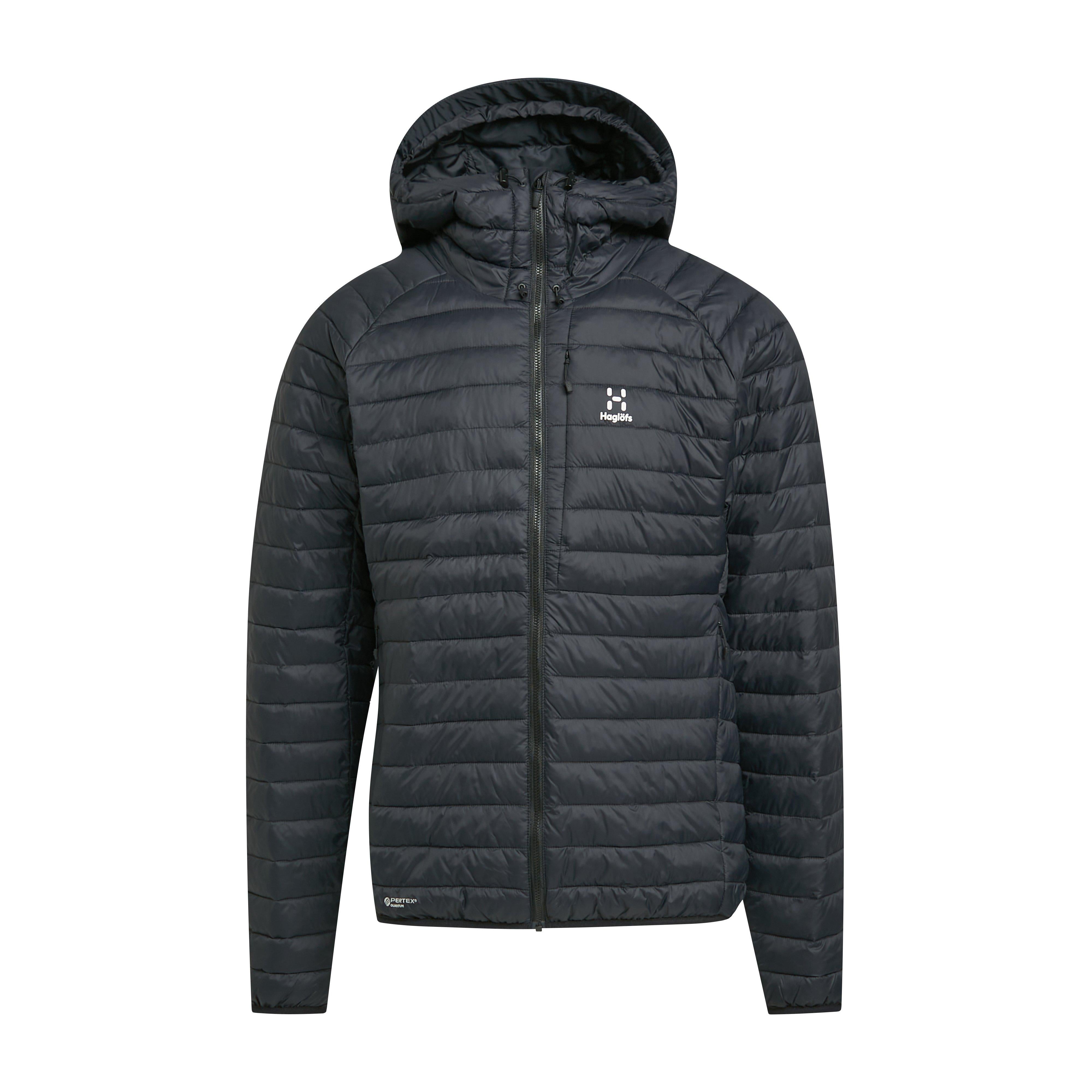 Black Haglofs Men's Essens Mimic Hooded Jacket – GO Outdoors