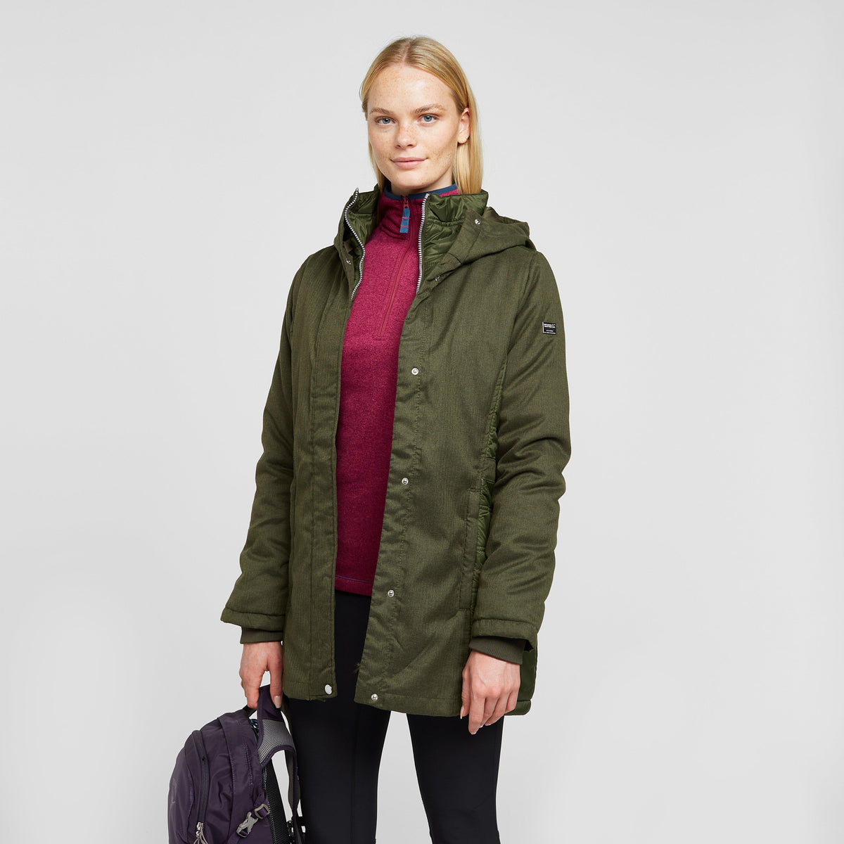 Womens Kennedie Insulated Jacket Khaki