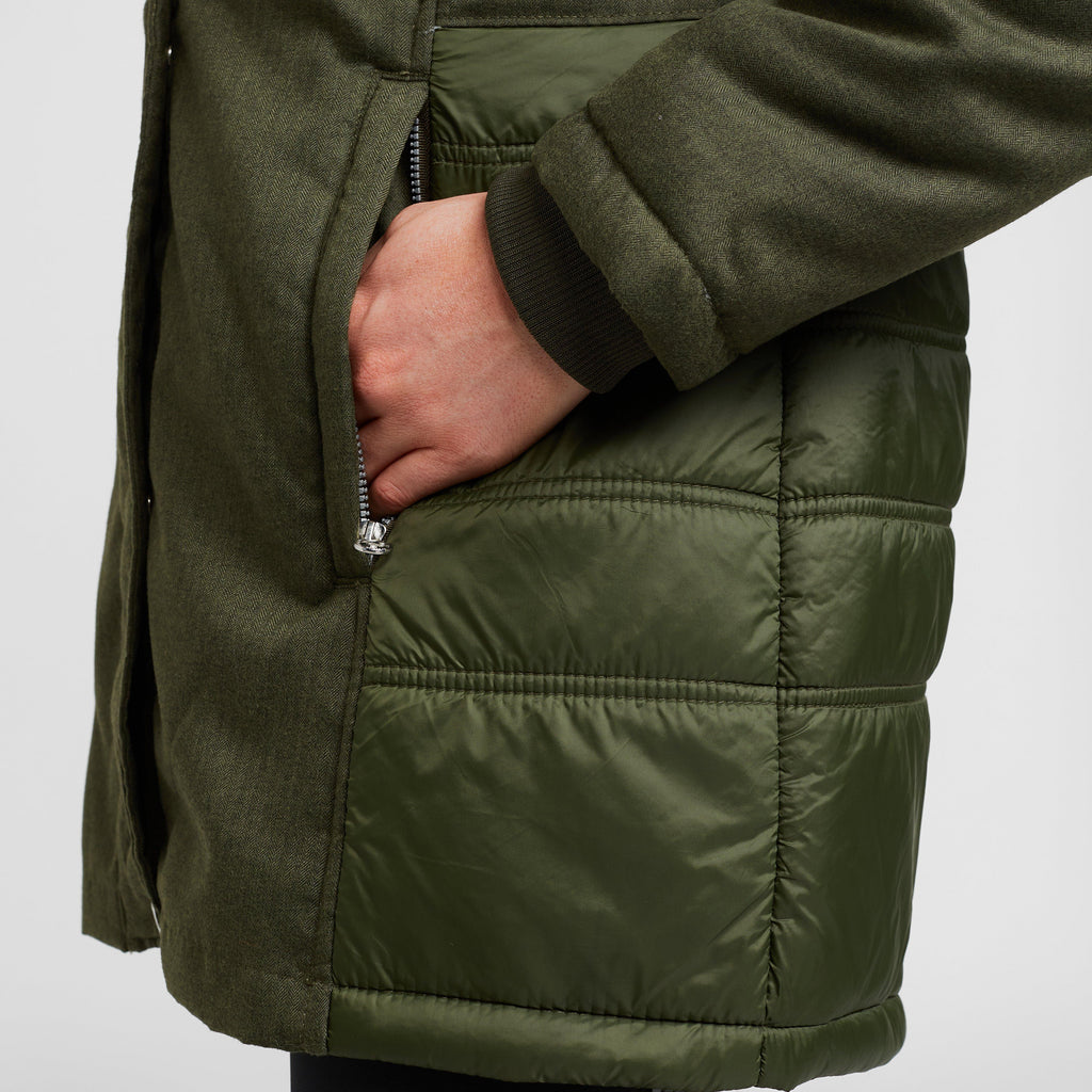 Womens Kennedie Insulated Jacket Khaki