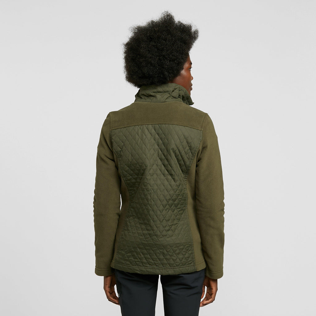 Women's Charlene Full Zip Quilted Fleece Jacket
