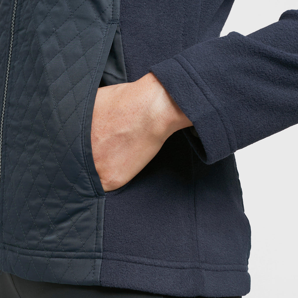 Women's Charlene Full Zip Quilted Fleece Jacket
