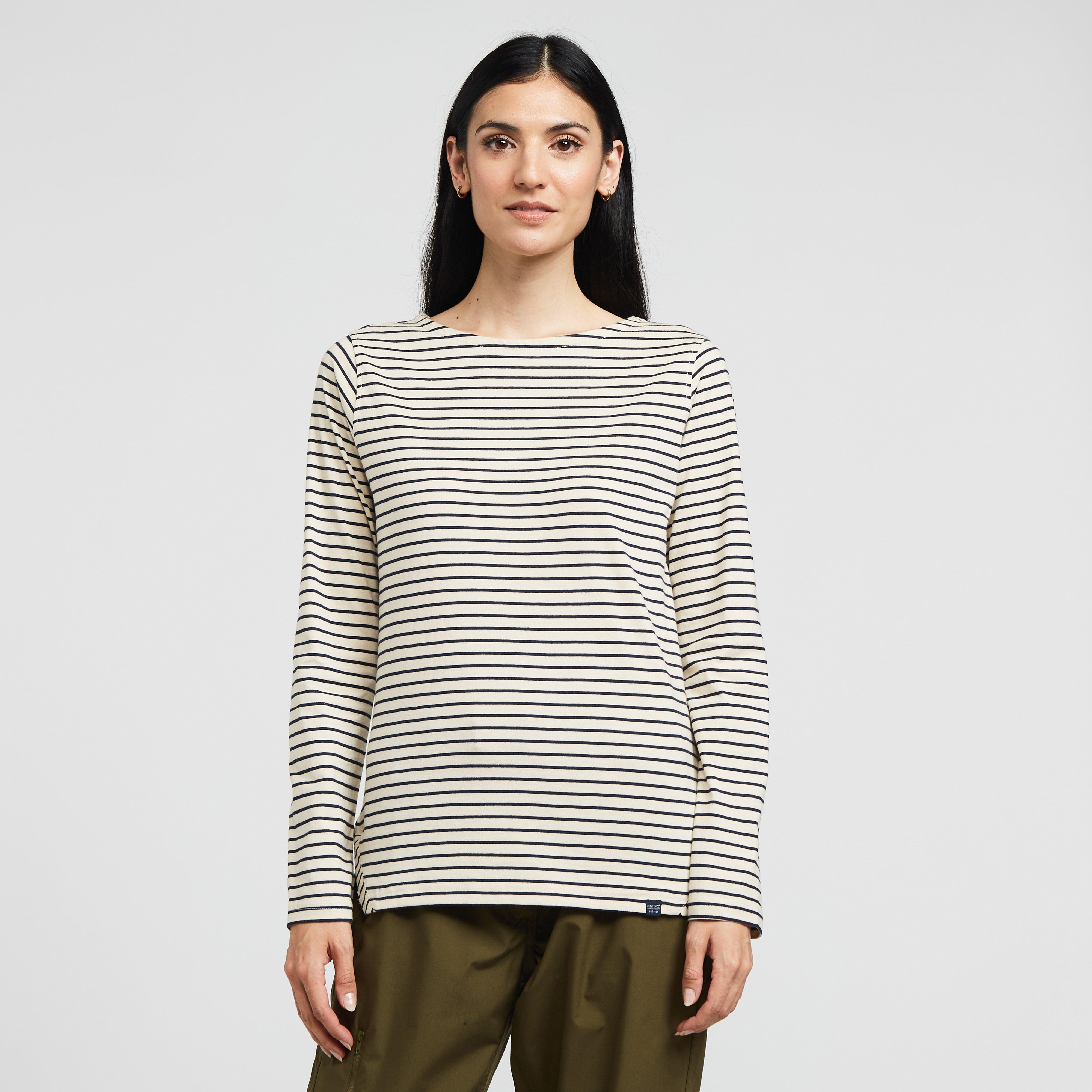 Women's Fernanda Long Sleeve Top Navy/White Stripe