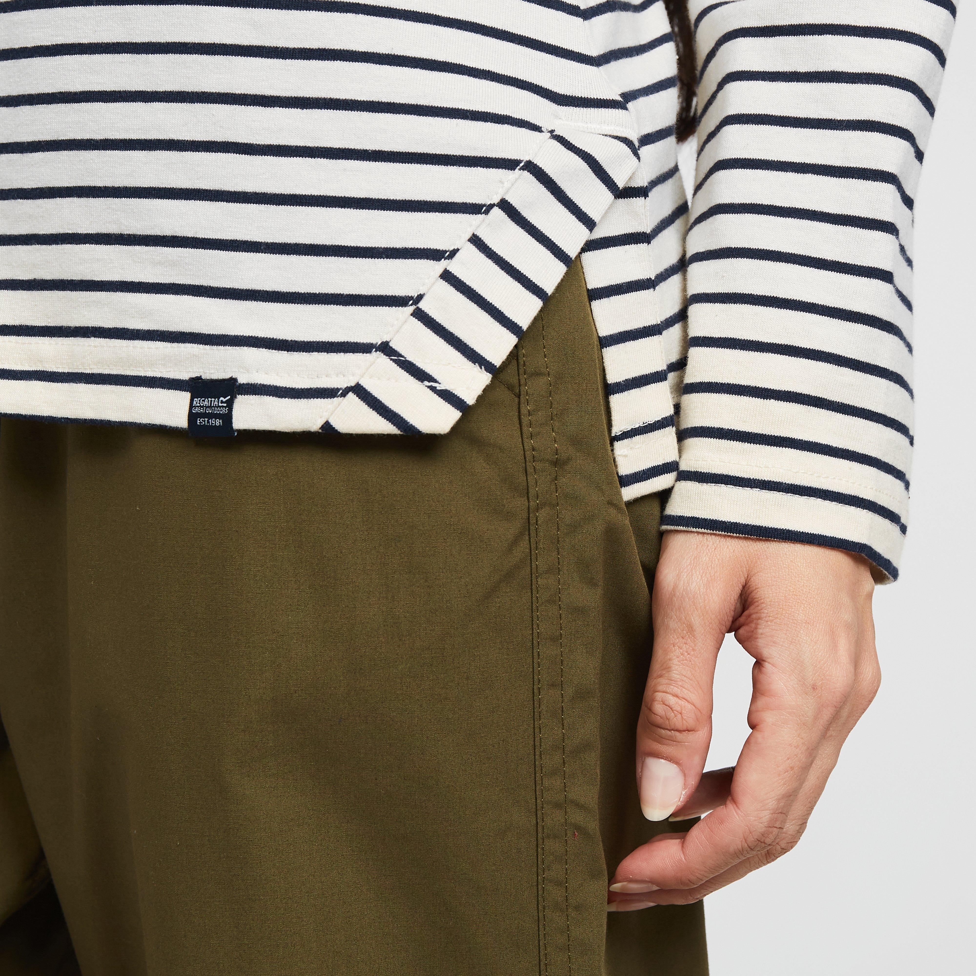 Women's Fernanda Long Sleeve Top Navy/White Stripe