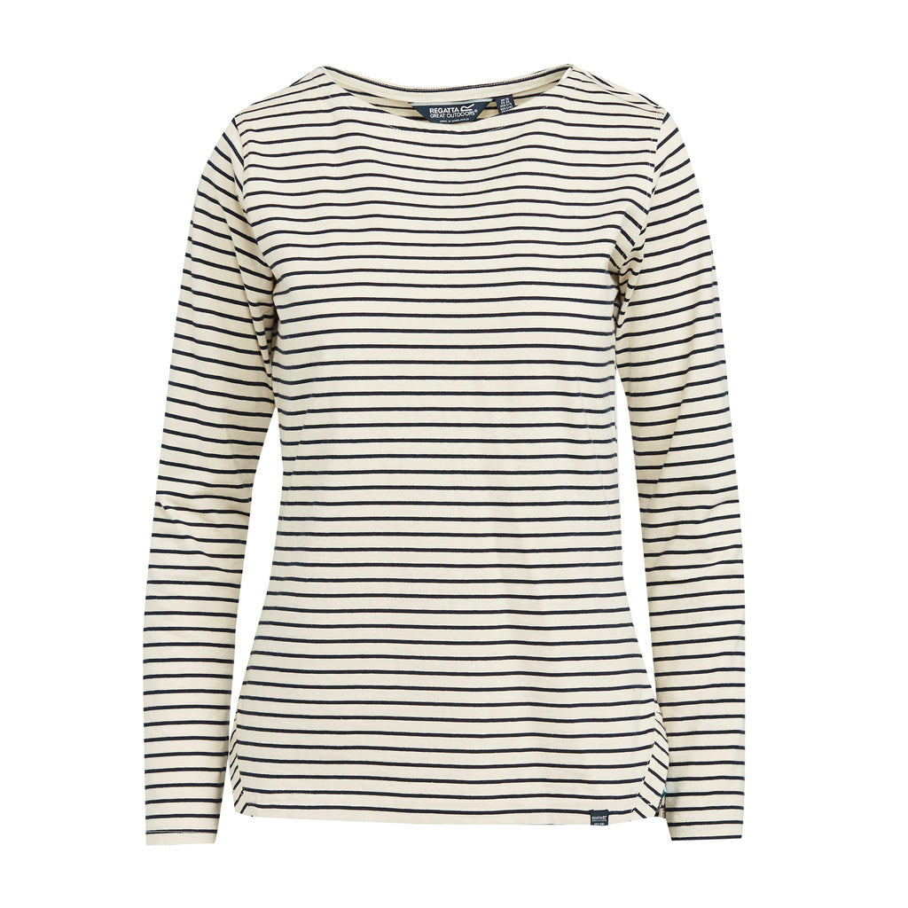 Women's Fernanda Long Sleeve Top Navy/White Stripe