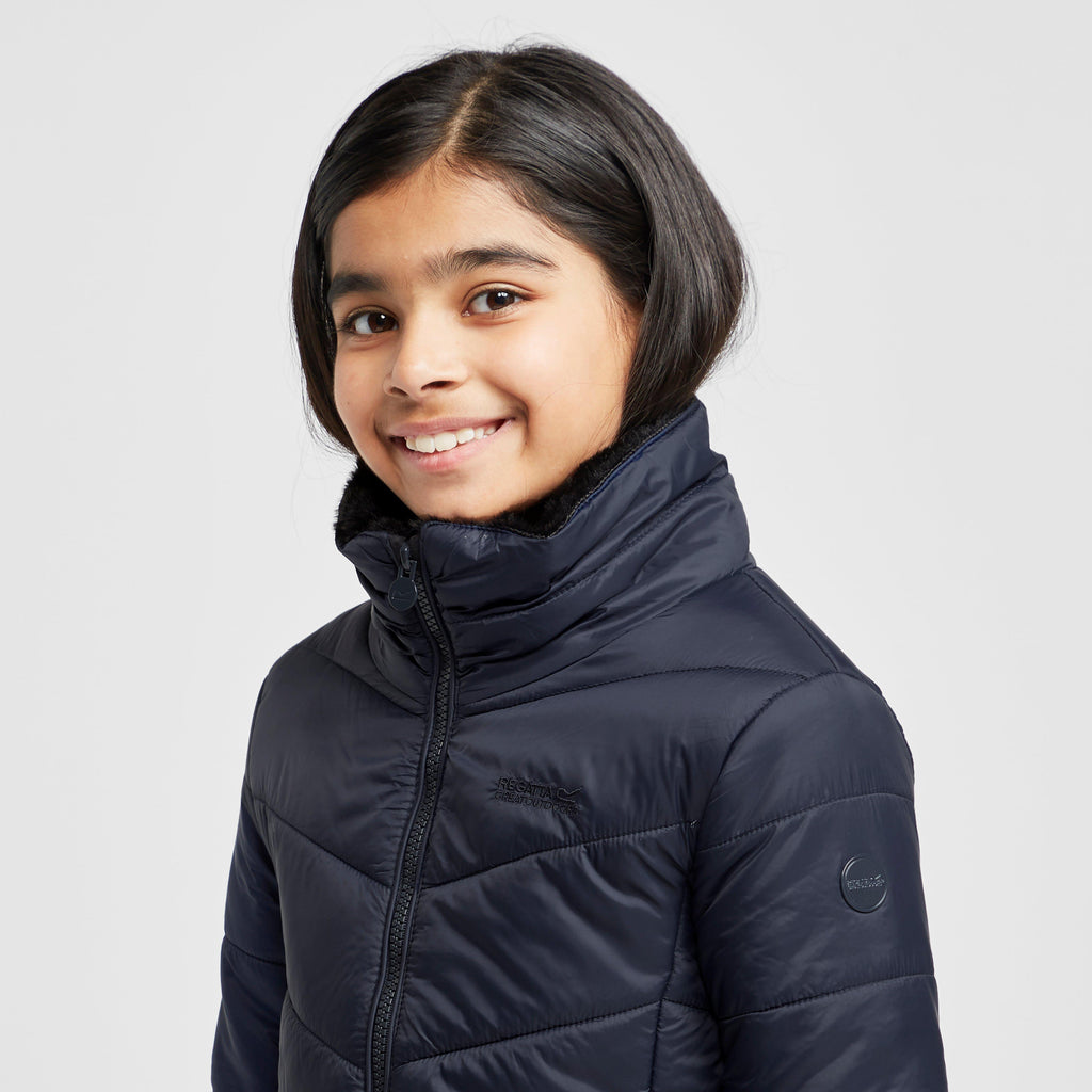 Kids Vedetta Insulated Jacket Raspberry Navy
