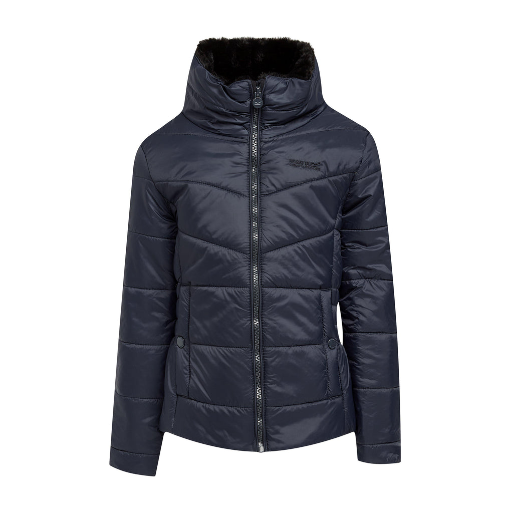 Kids Vedetta Insulated Jacket Raspberry Navy