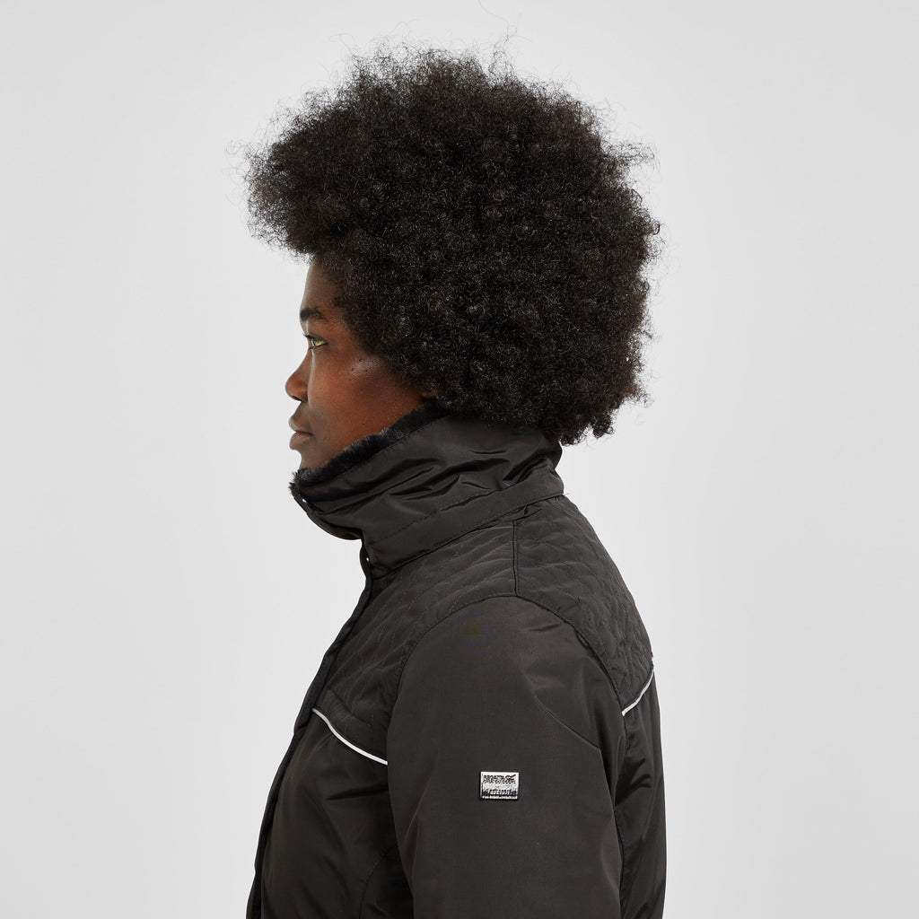 Womens Linnette Waterproof Insulated Jacket Black