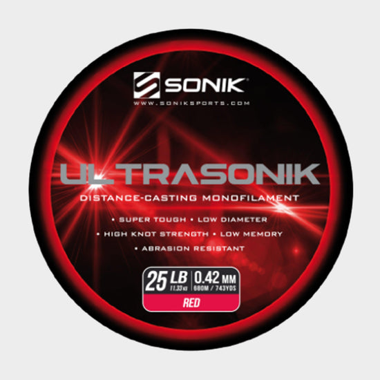 UltraSonik Salt Mono 25lb 680m Red