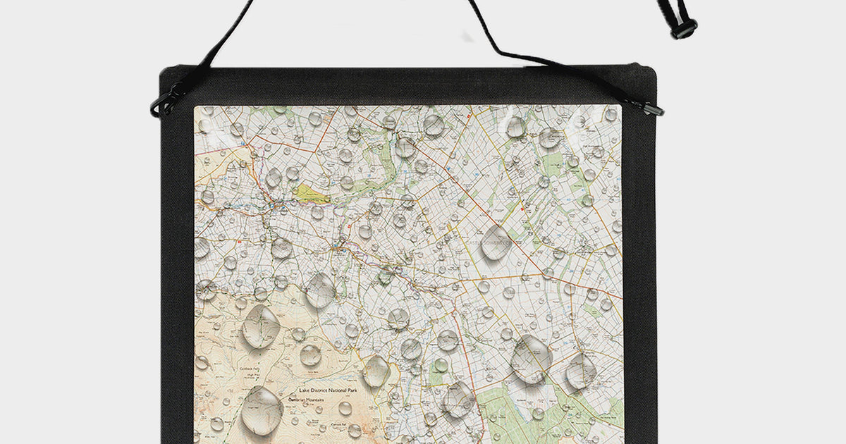 Ordnance Survey Waterproof Map Case – GO Outdoors