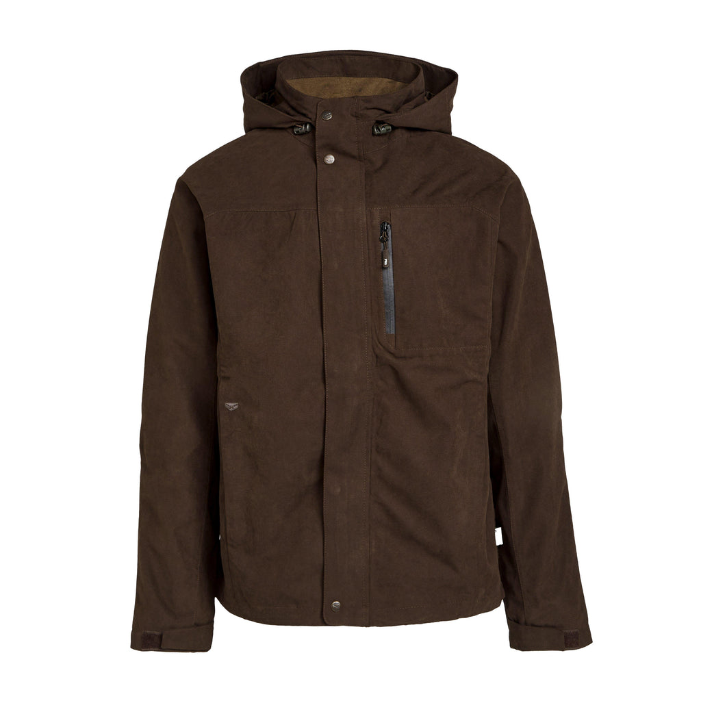 Mens Struther Waterproof Zip Jacket Dark Green