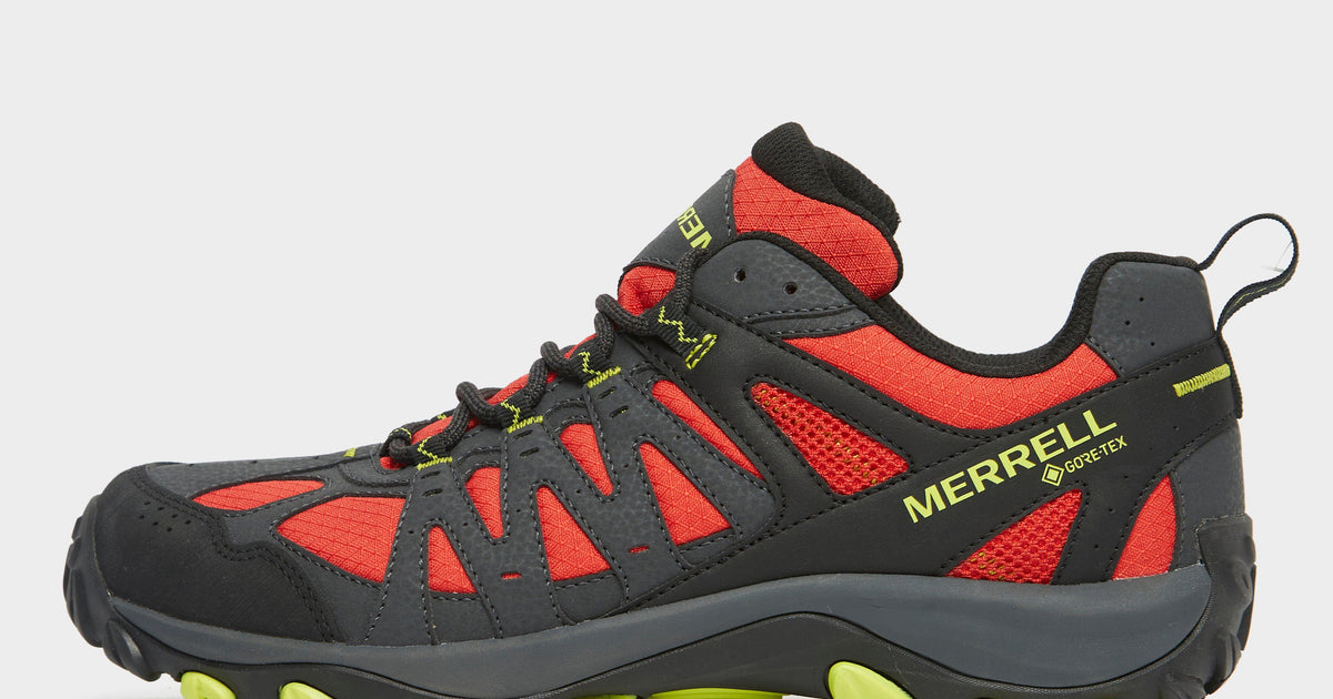 Red Merrell Men’s Accentor Sport 3 GORE-TEX® Walking Shoe – GO Outdoors