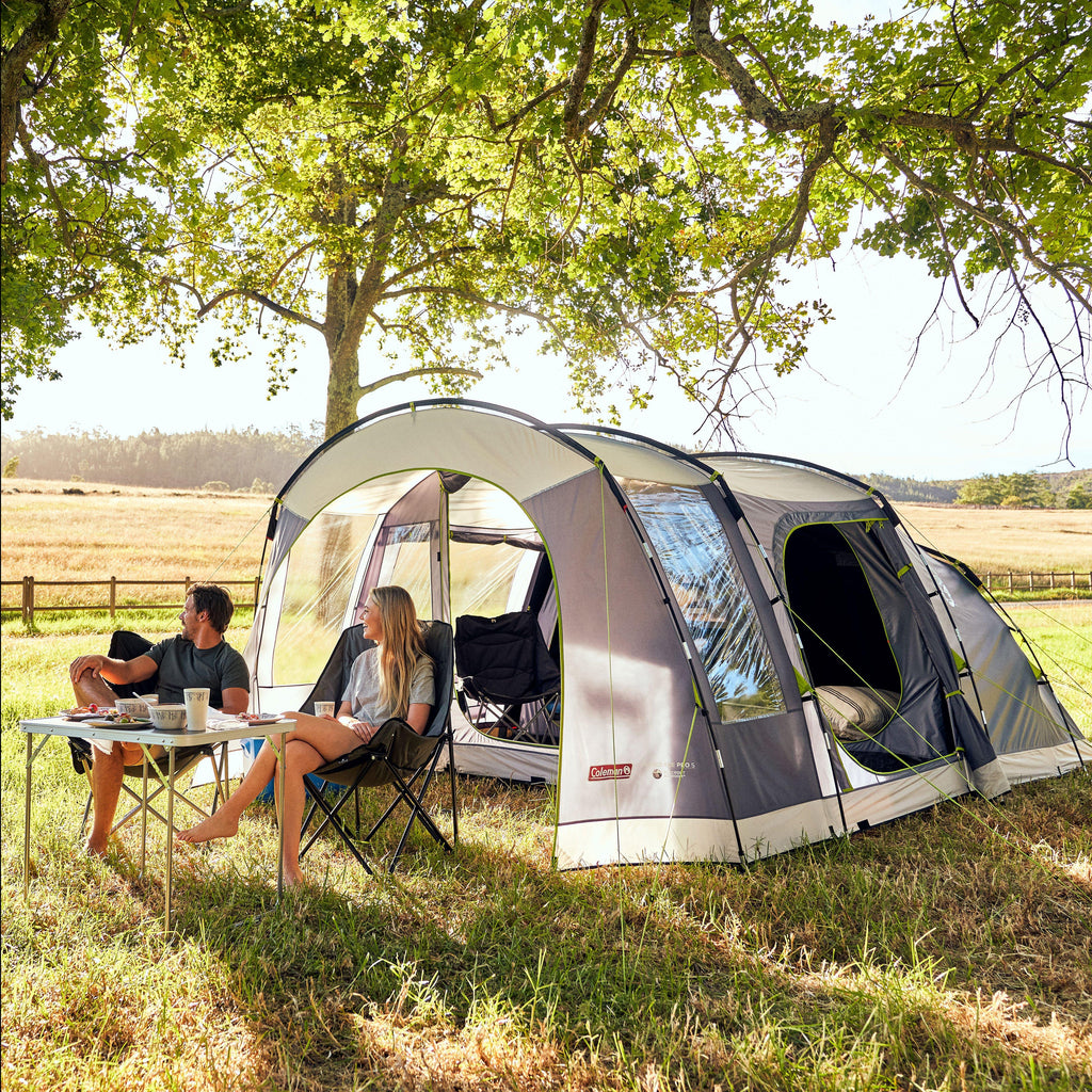 coleman tents uk Grey Coleman Mosedale 5 Pro BlackOut Tent – GO Outdoors