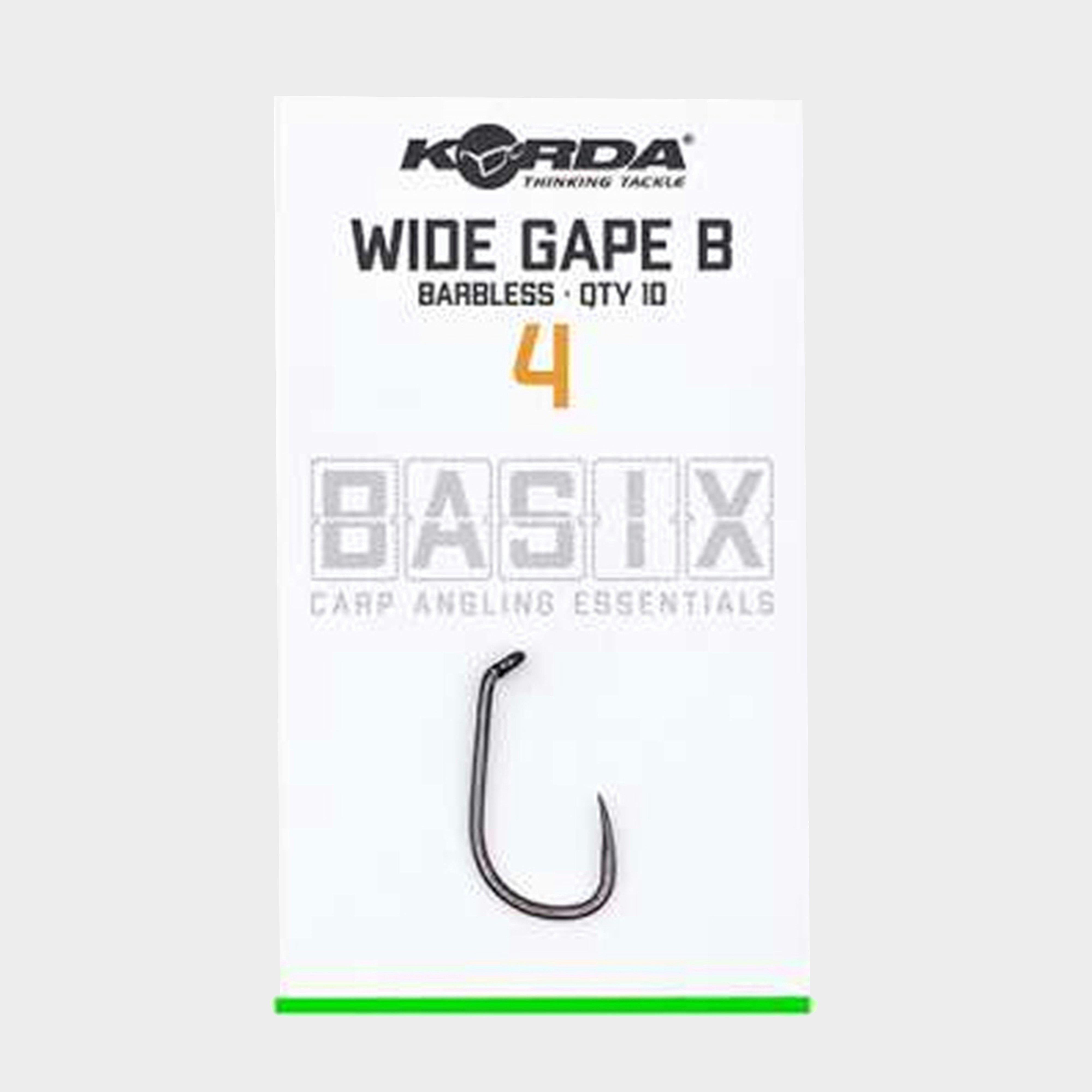 Basix Wide Gape Size 4 Barbless