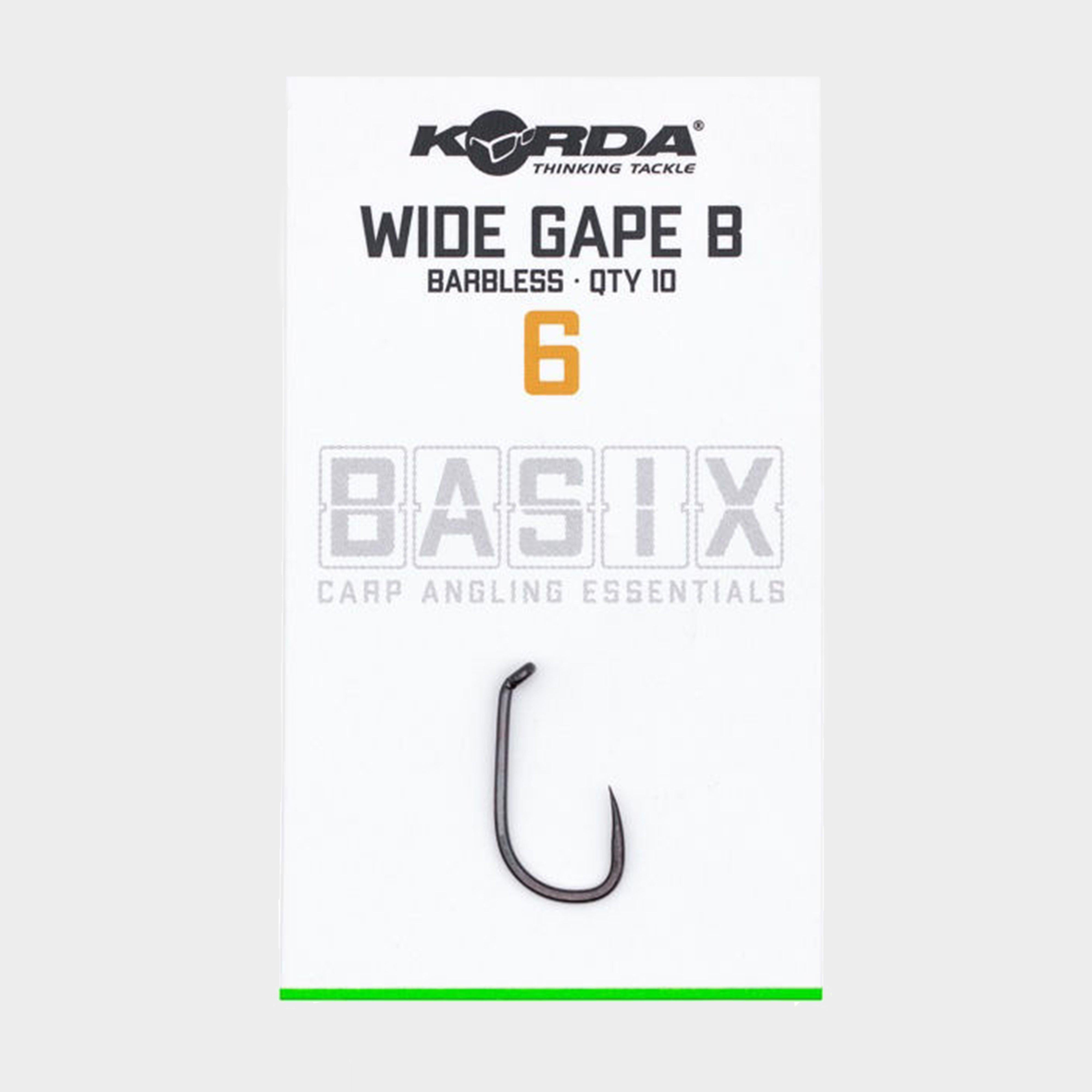 Basix Wide Gape Hook Barbless Size 6