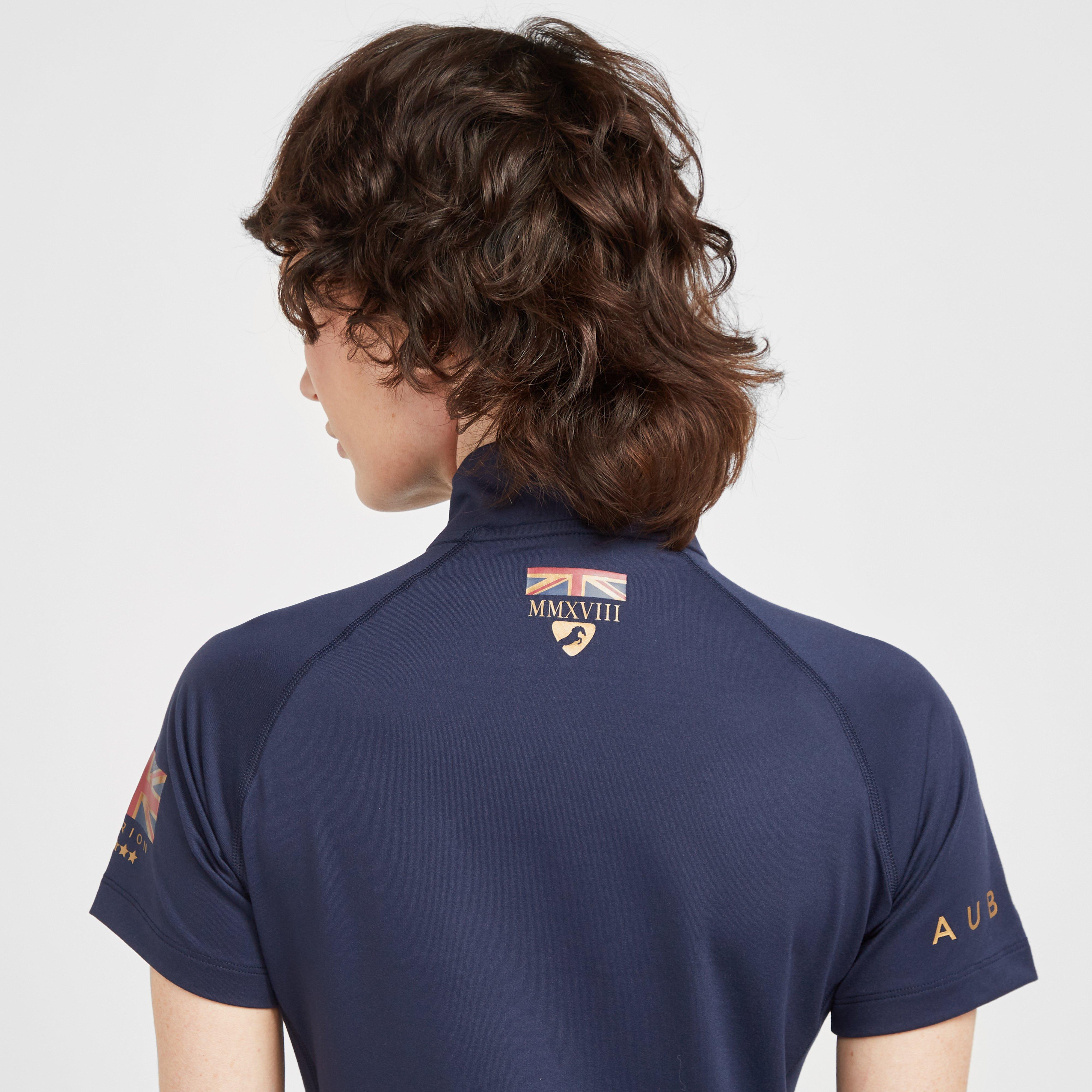 Ladies Team Short Sleeve Base Layer Navy