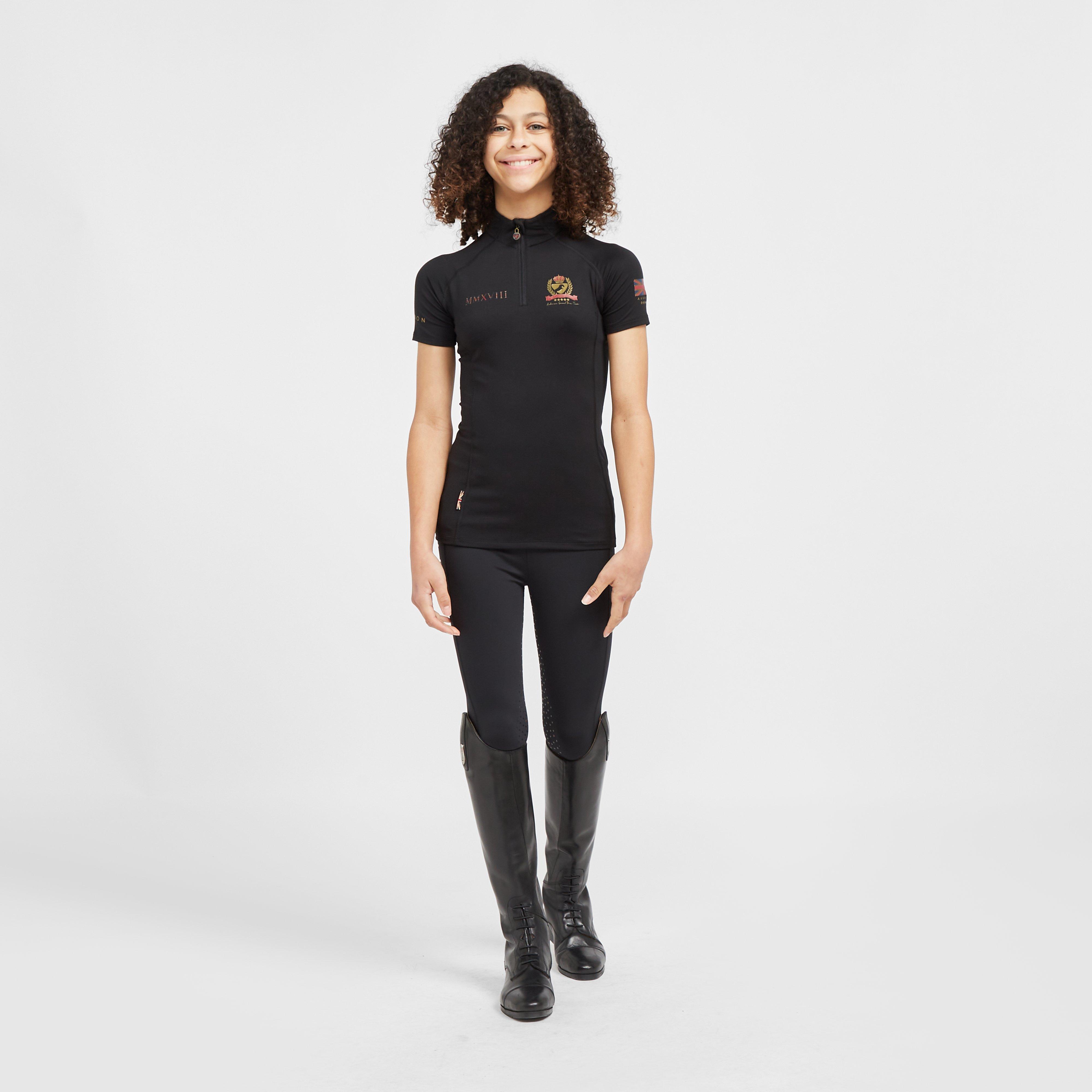 Childs Team Short Sleeve Base Layer Black