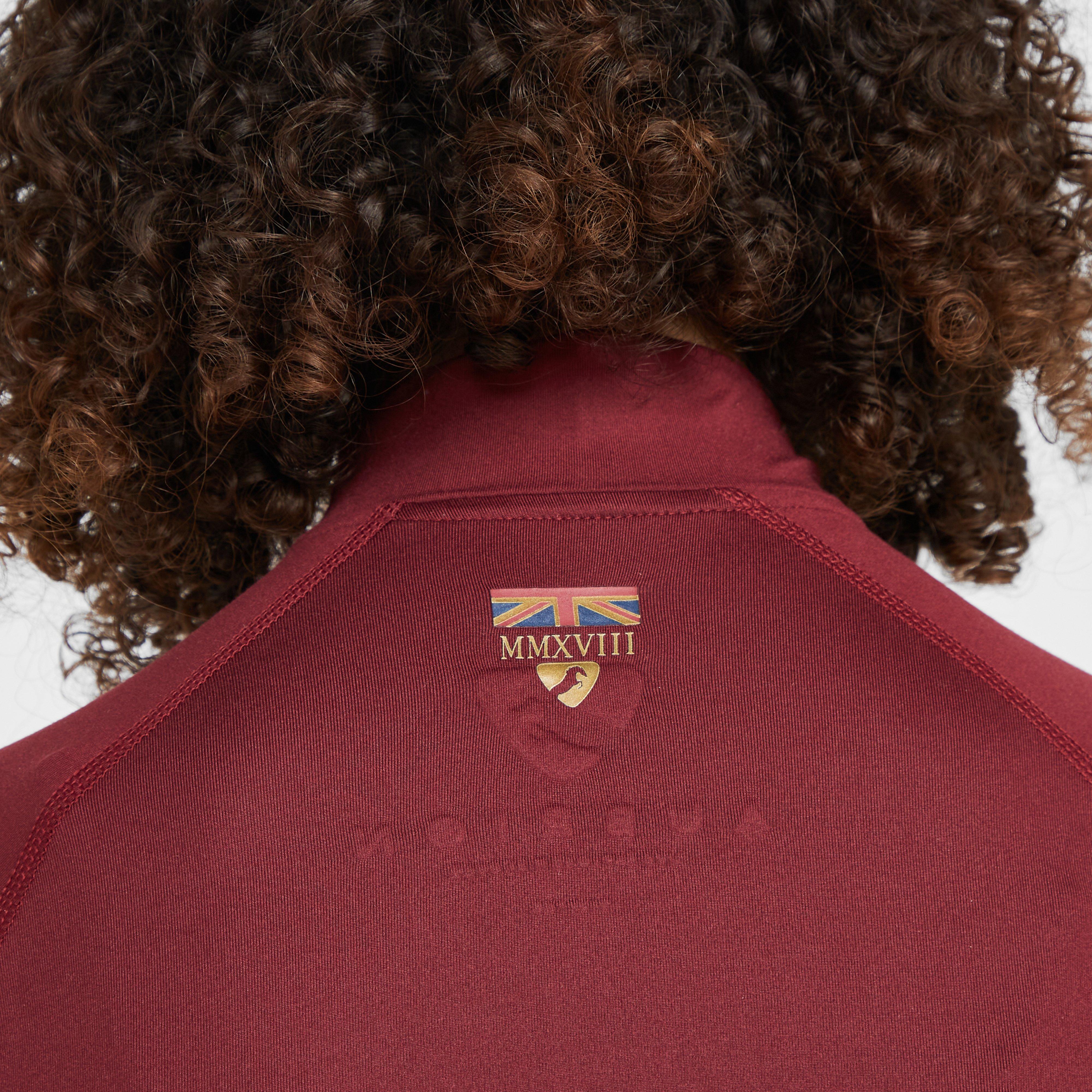 Childs Team Short Sleeve Base Layer Burgundy