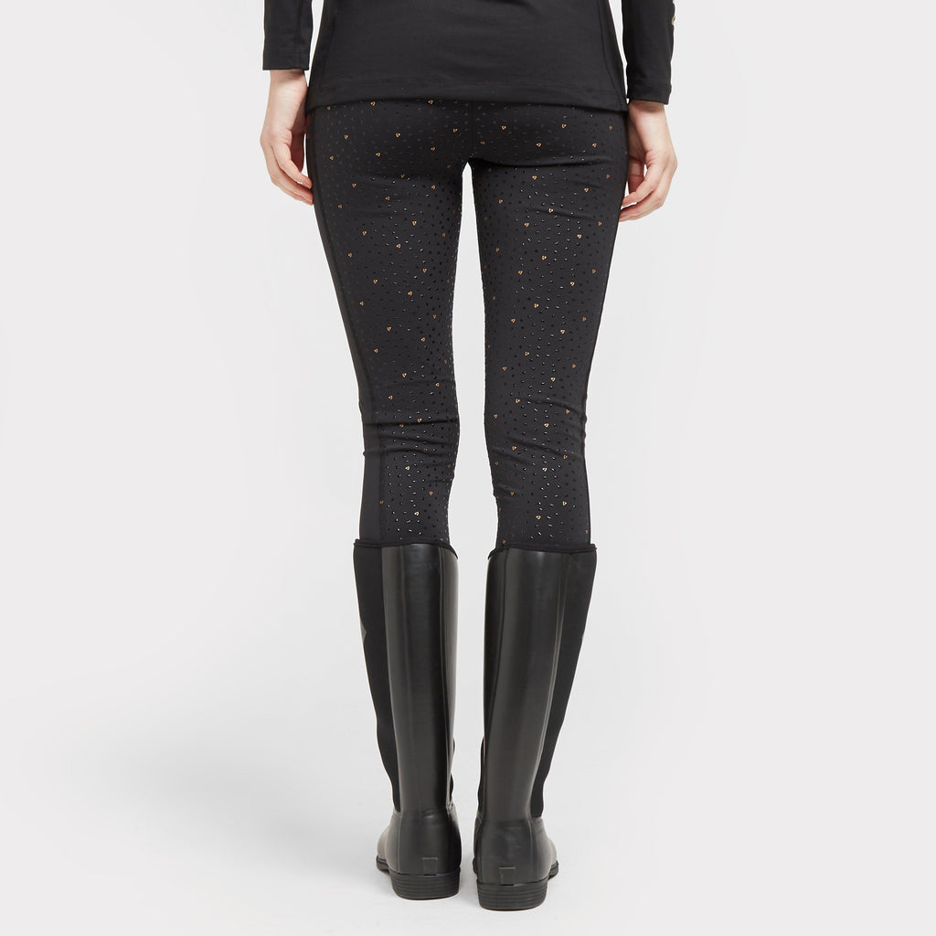 Ladies Team Riding Tights Black