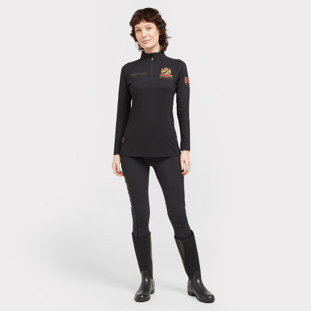Ladies Team Riding Tights Black