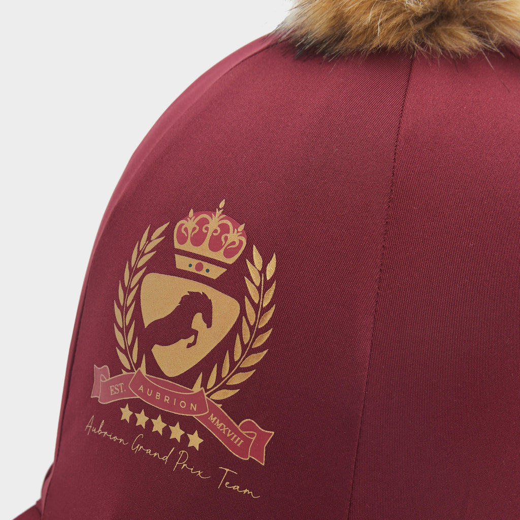 Team Hat Silk Burgundy