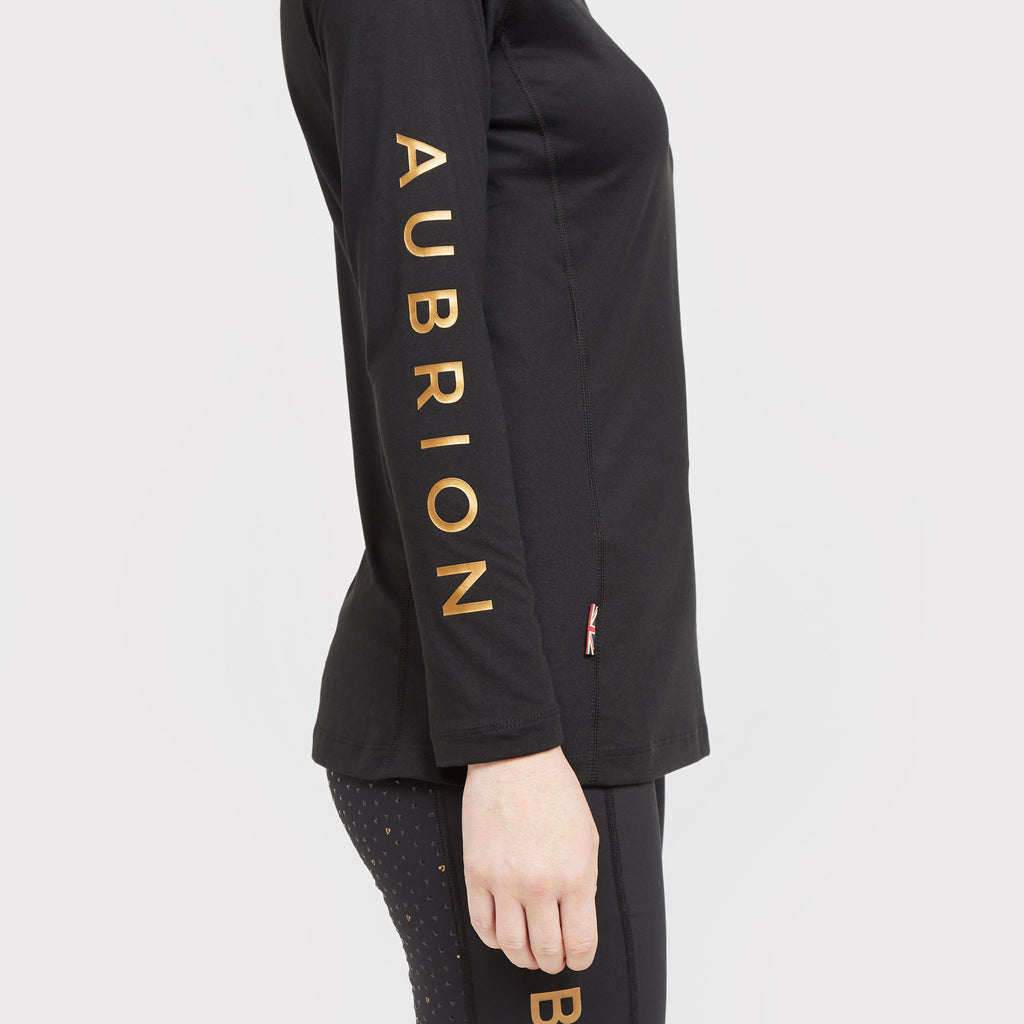 Ladies Team Long Sleeve Base Layer Black