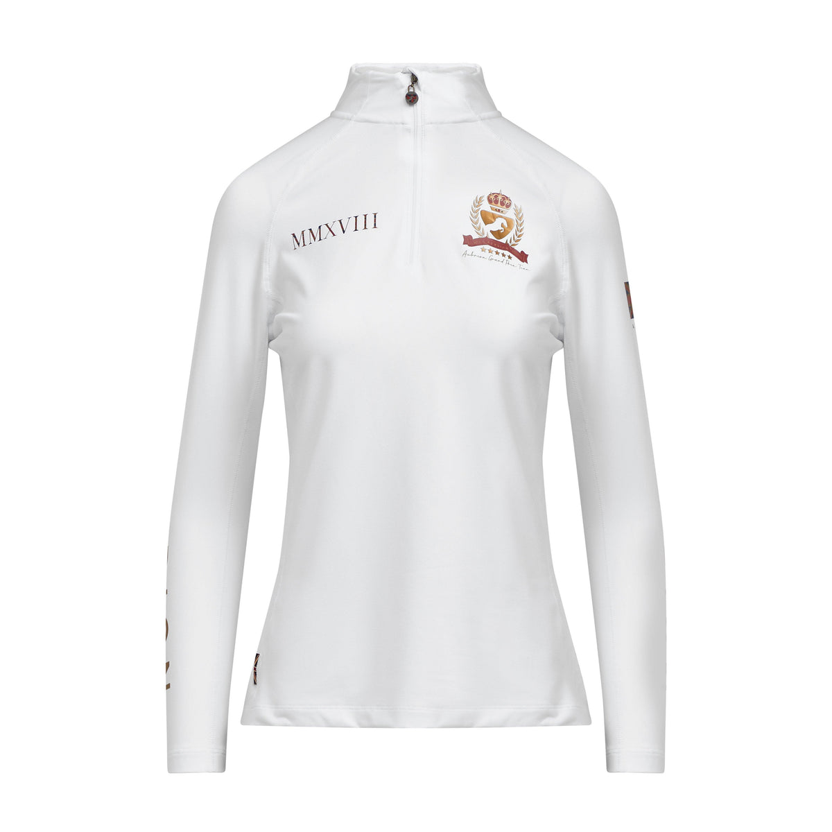 Ladies Team Long Sleeve Base Layer White