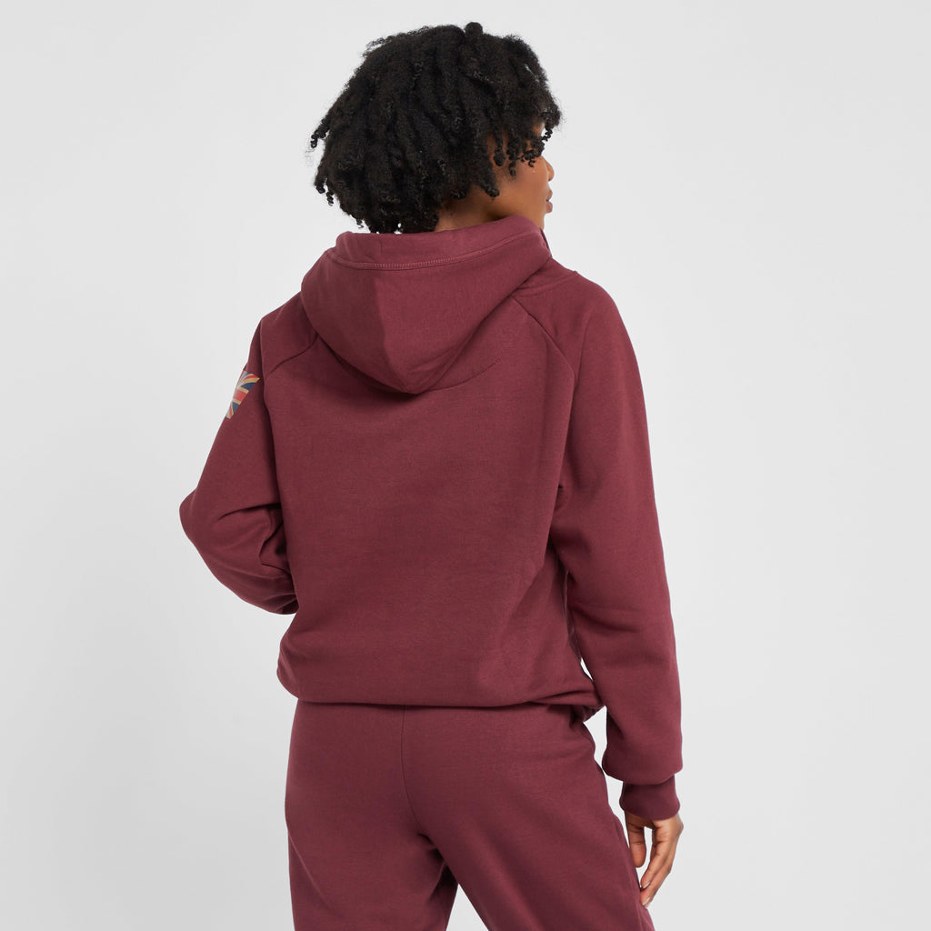 Women's Team Hoodie Burgundy
