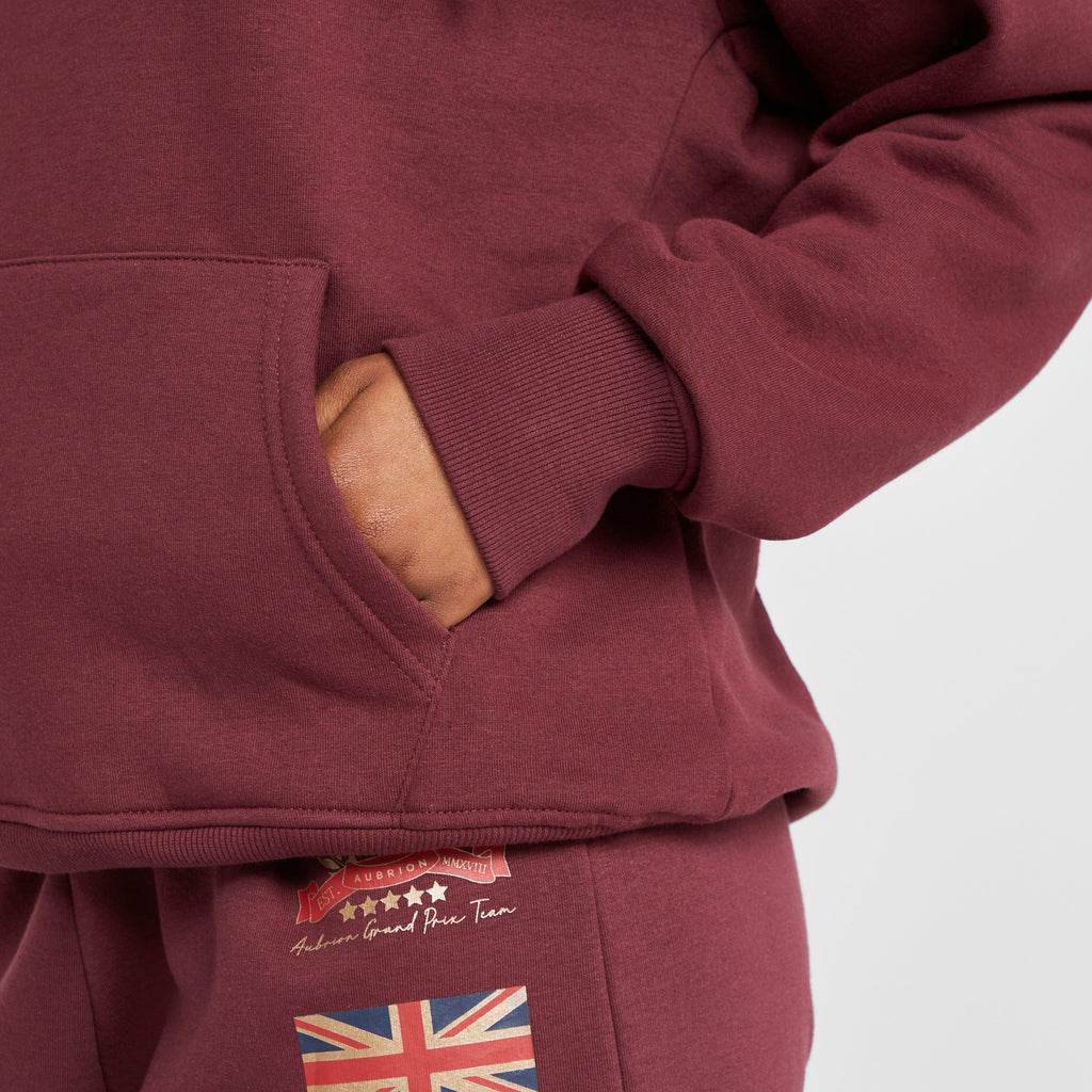 Women's Team Hoodie Burgundy
