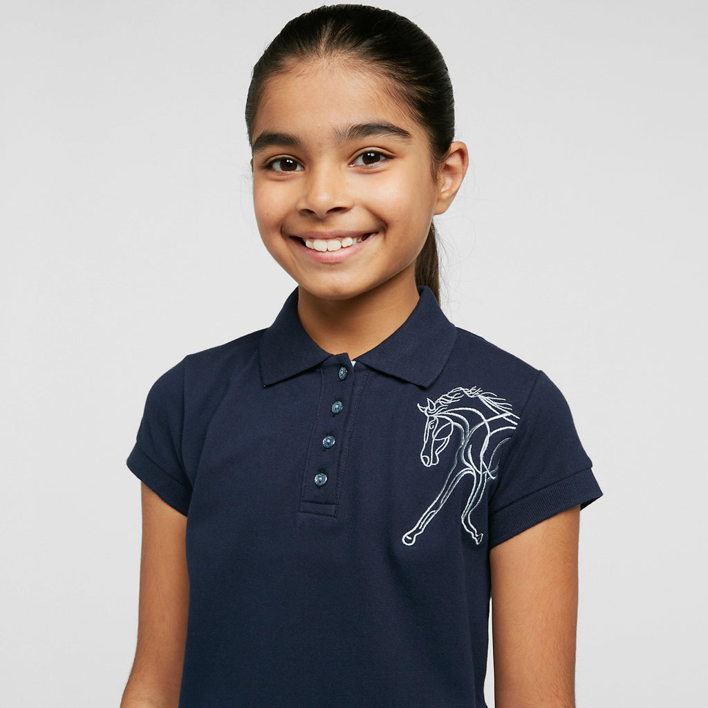 Girls Flamboro Polo Navy