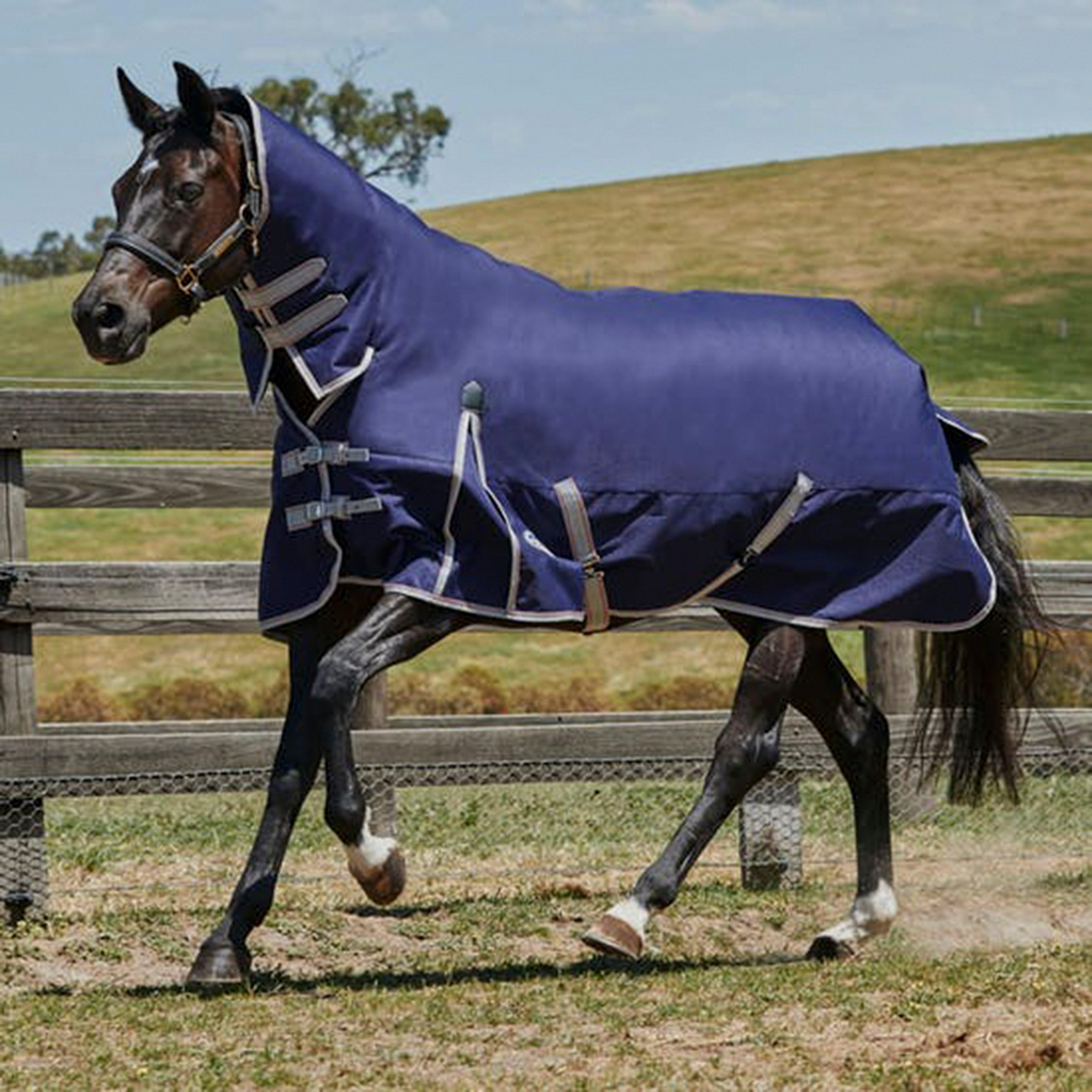 ComFiTec Essential 220g Medium Weight Combo Neck Turnout Rug