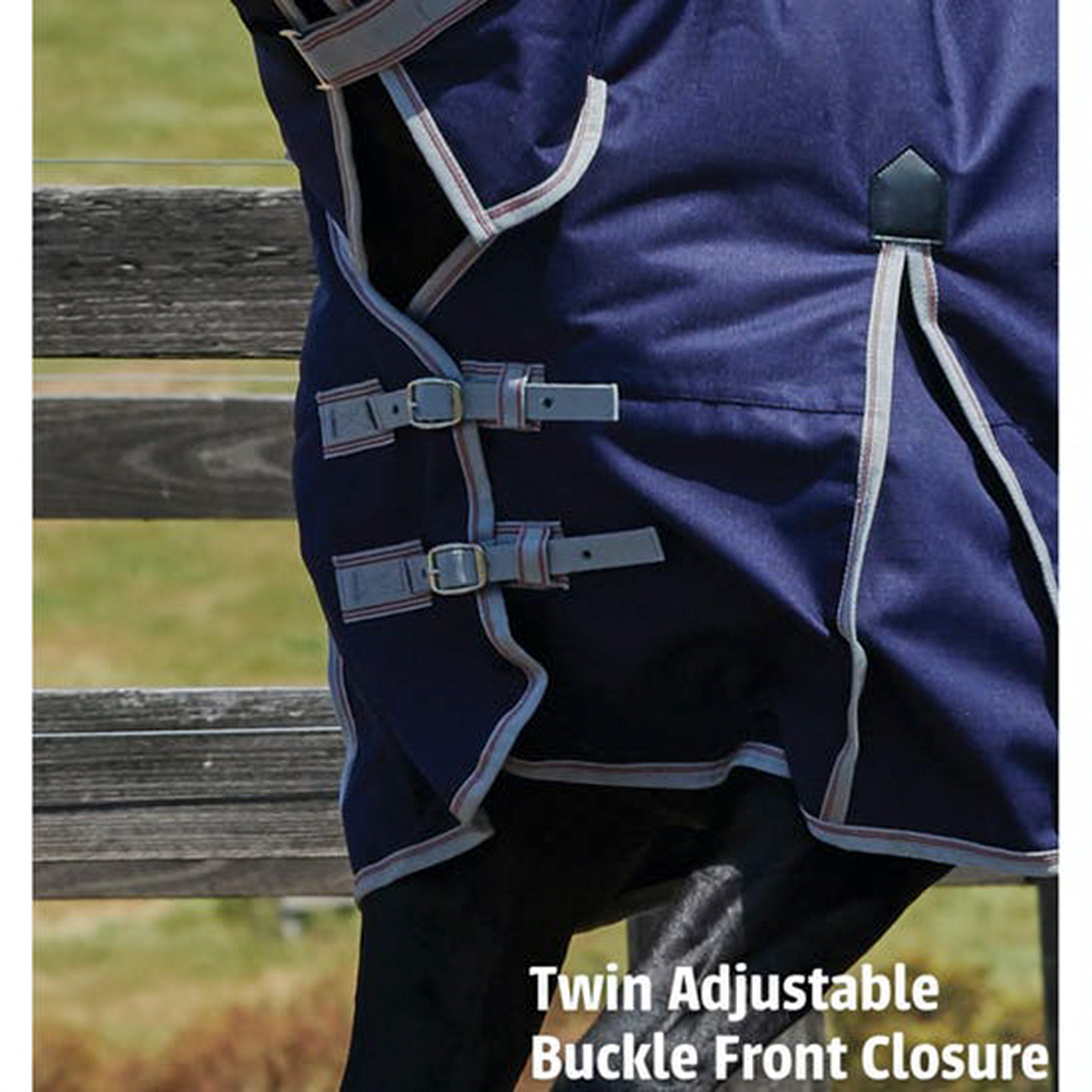 ComFiTec Essential 220g Medium Weight Combo Neck Turnout Rug