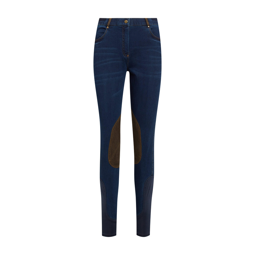Women’s Shona Knee Patch Denim Breeches