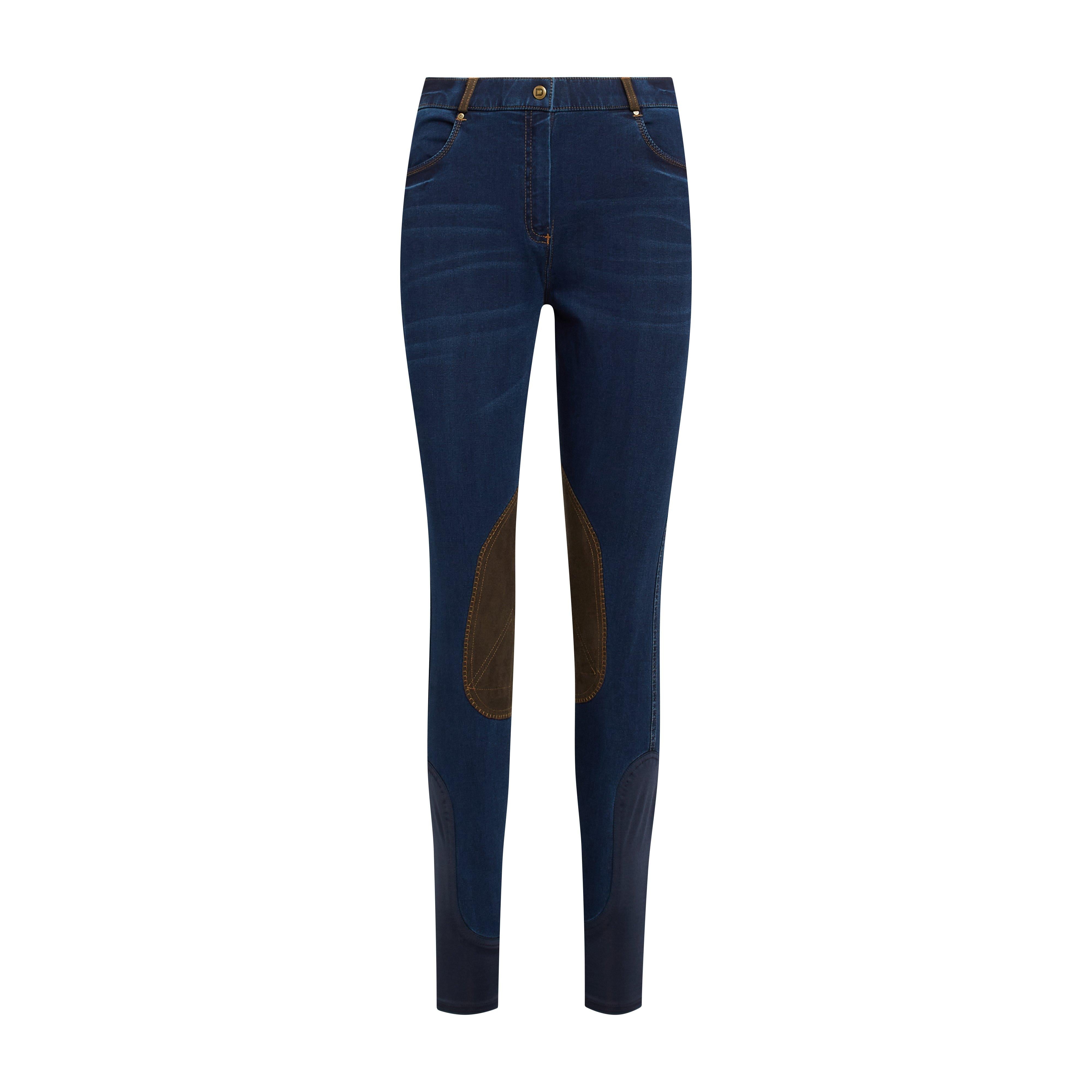 Women’s Shona Knee Patch Denim Breeches
