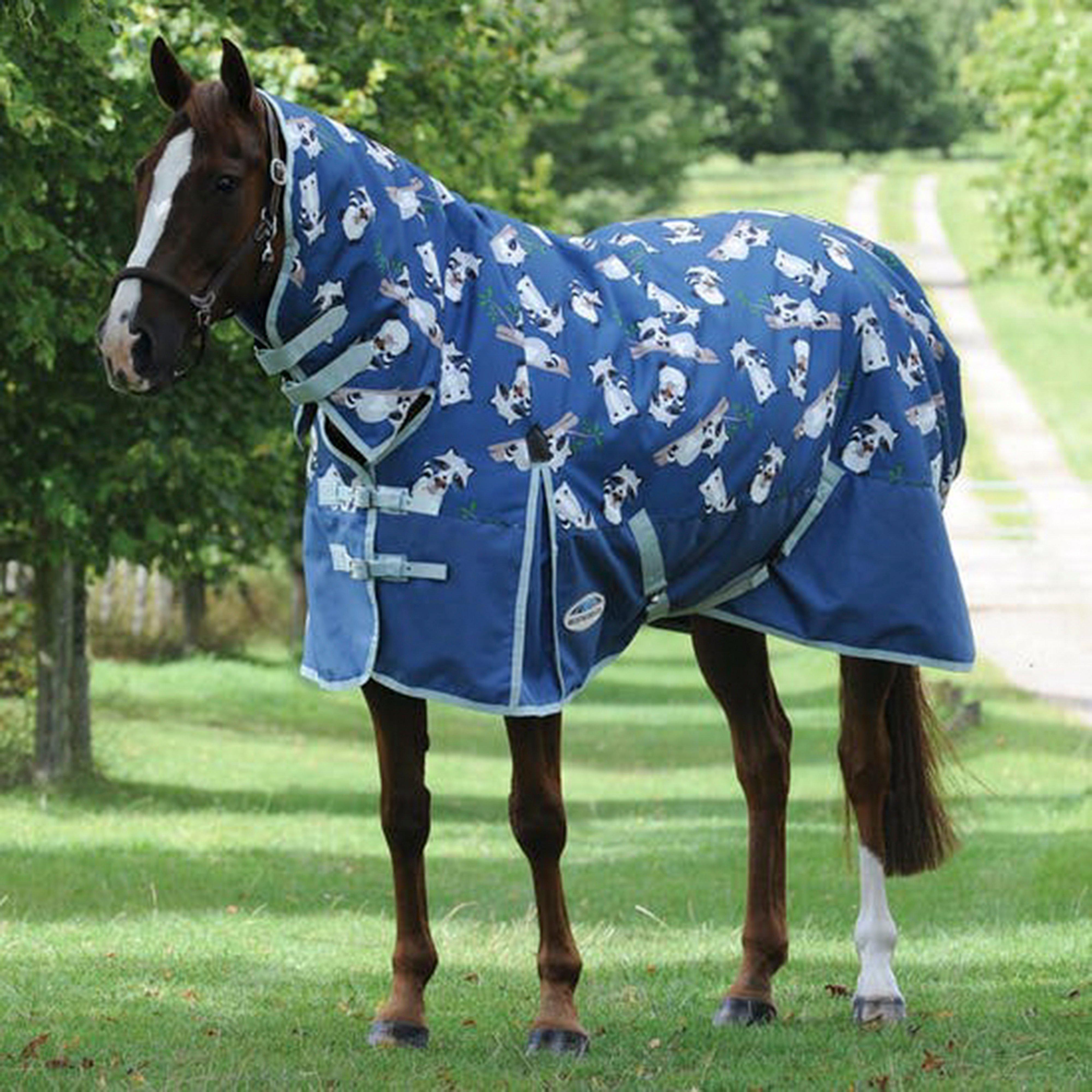 ComFiTec Essential 220g Medium Weight Combo Neck Turnout Rug