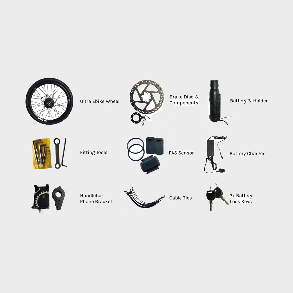 The Complete Ultra Ebike Kit – 26”