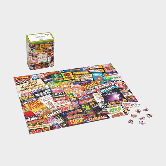 1980S Sweet Memories Gift Tin 500 Piece Jigsaw Puzzle