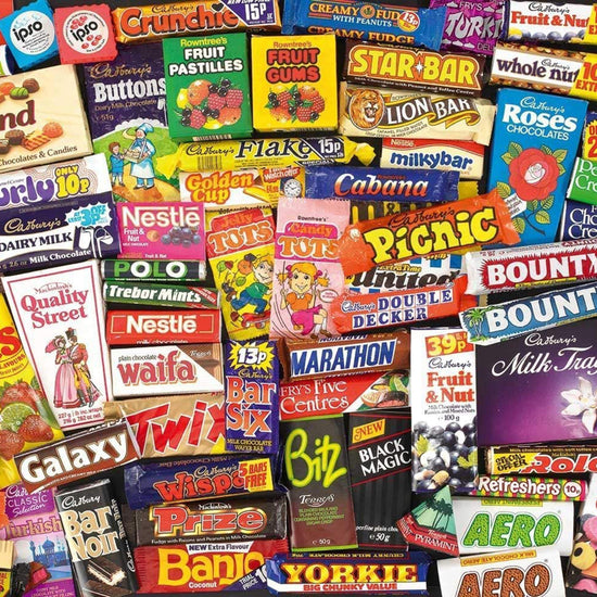 1980S Sweet Memories Gift Tin 500 Piece Jigsaw Puzzle