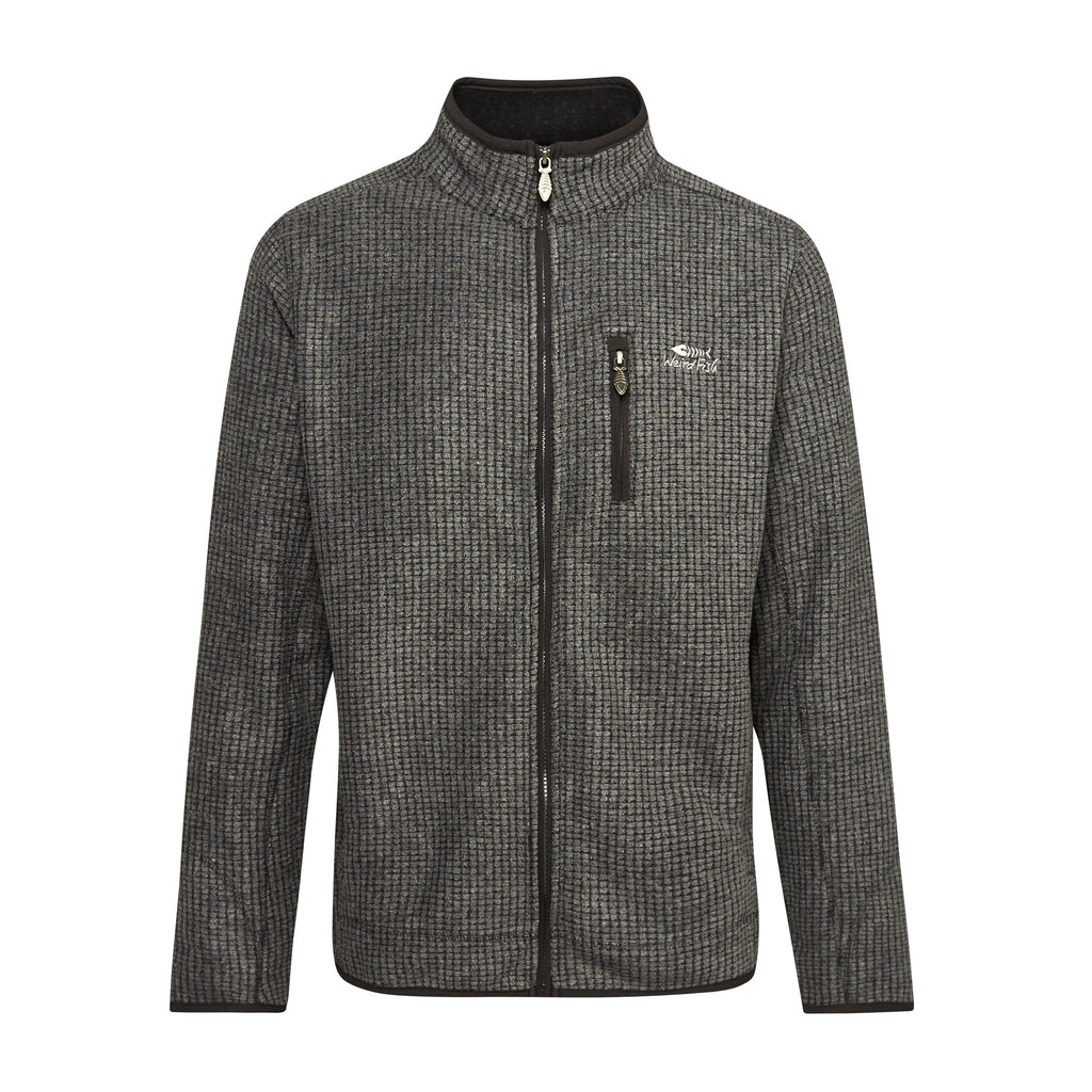 Men’s Rossten Recycled Full Zip Grid Fleece