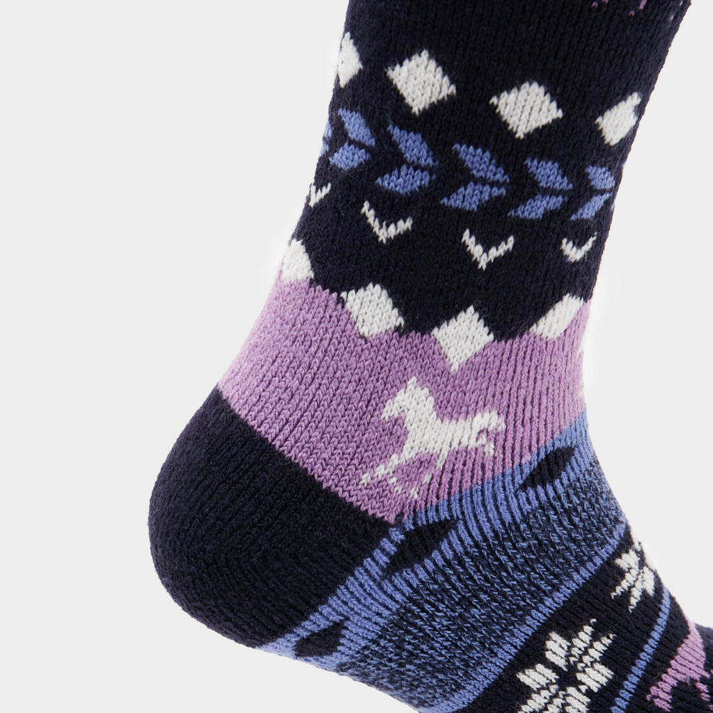 Women’s Equestrian Jacquard Lite Long Socks